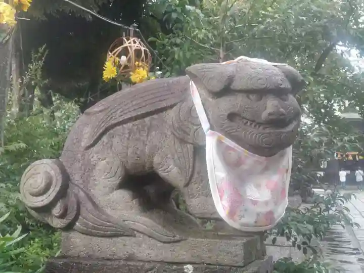 菊田神社の狛犬