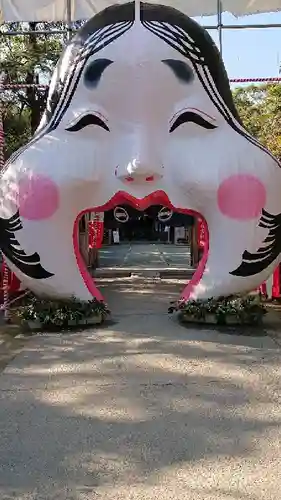 柳川総鎮守 日吉神社の山門・神門