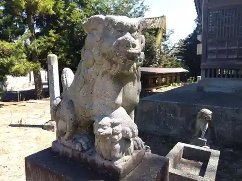 神明神社の狛犬
