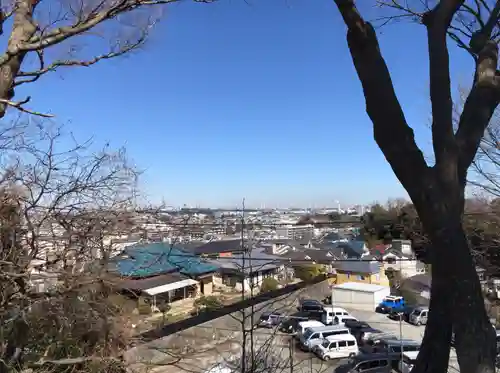 峰白山神社の景色