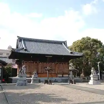 新田白山神社の本殿・本堂