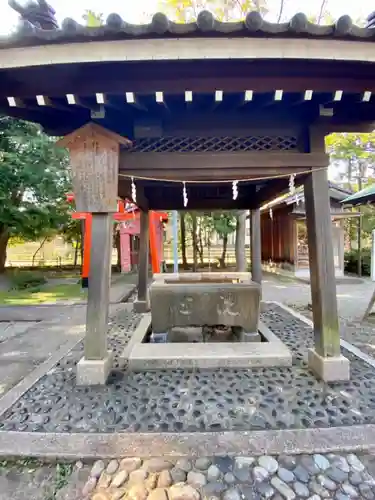 長田菅原神社の手水舎