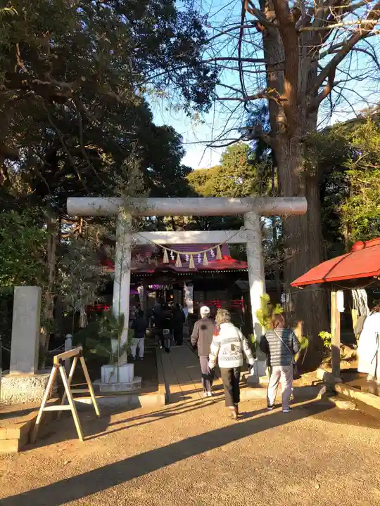 小林鳥見神社の鳥居