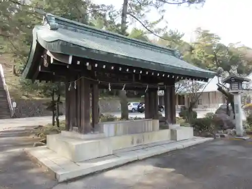 群馬県護国神社の手水