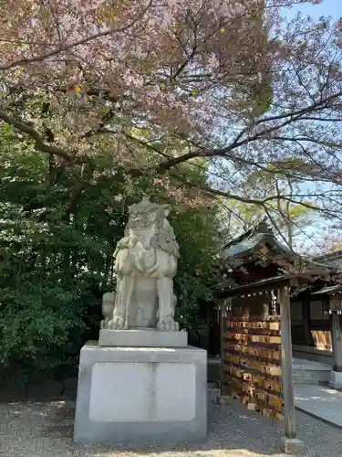 寒川神社の狛犬