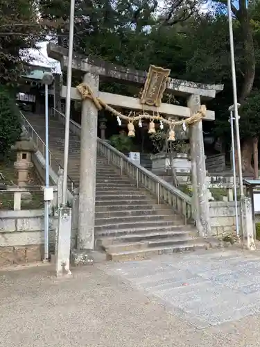 山﨑八幡宮の鳥居