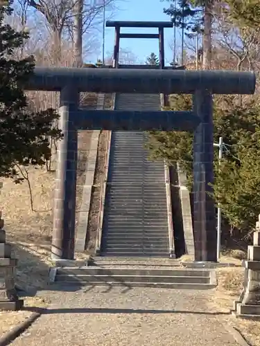 留辺蘂神社の鳥居