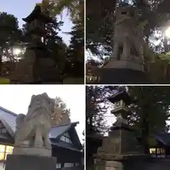 上川神社頓宮の狛犬