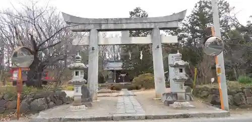 甲斐総社八幡神社の鳥居