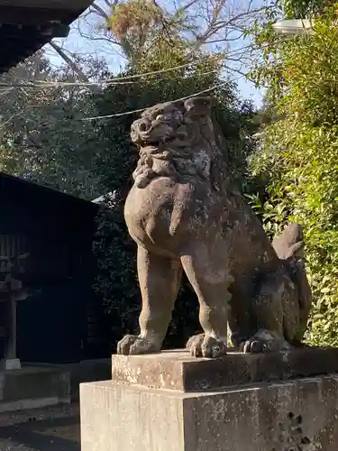 忍　諏訪神社・東照宮　の狛犬