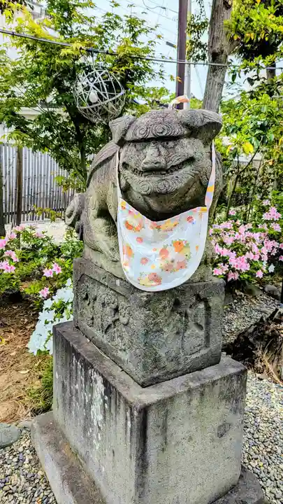 菊田神社の狛犬