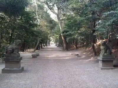 廣瀬大社の狛犬