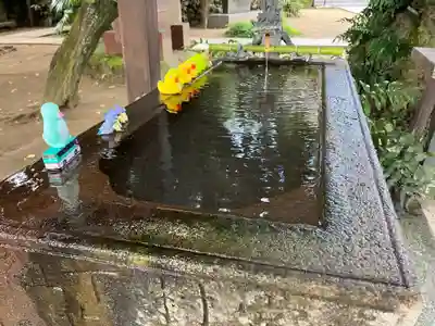 柏諏訪神社の手水舎