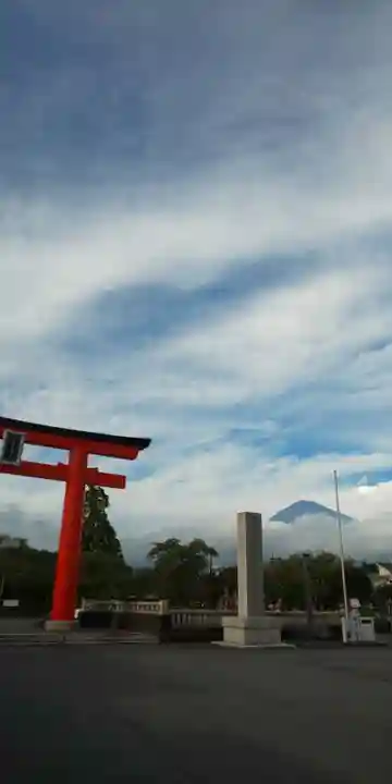 富士山本宮浅間大社の鳥居