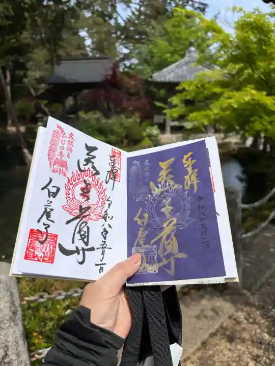 天台宗 五大山 白毫寺の御朱印