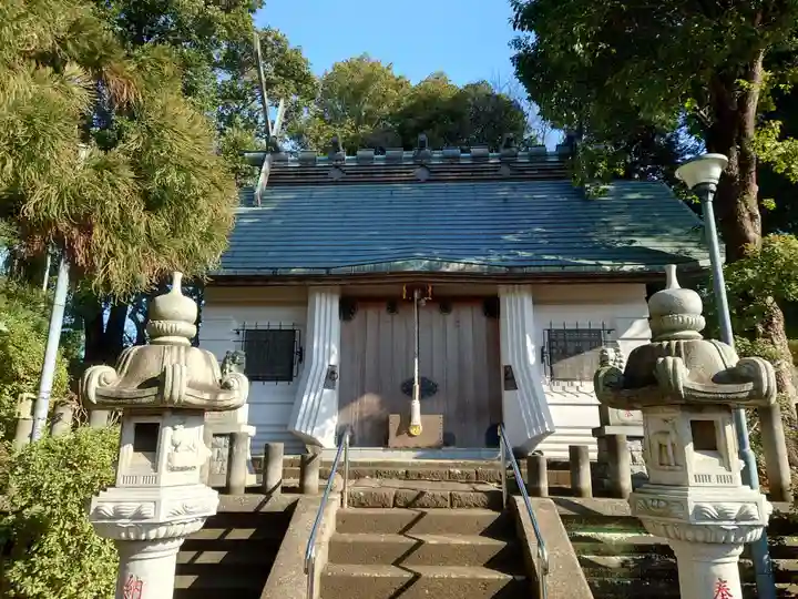 岸根杉山神社の本殿・本堂
