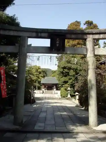 敷地神社（わら天神宮）の鳥居