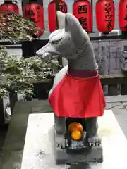 市谷亀岡八幡宮の狛犬