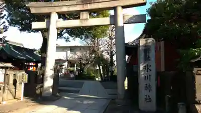 麻布氷川神社の鳥居