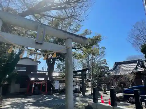 龍ケ崎八坂神社の鳥居