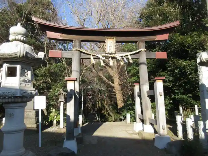 下総国三山 二宮神社の鳥居