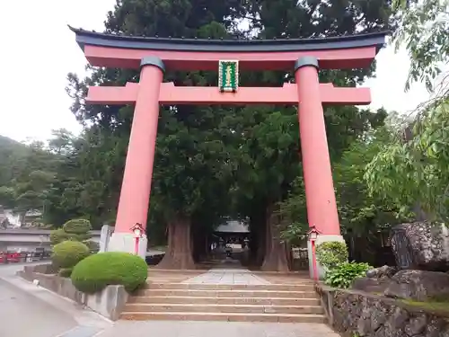 河口浅間神社の鳥居