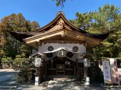 建部大社の本殿・本堂
