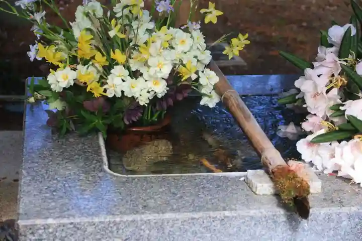 高司神社〜むすびの神の鎮まる社〜の手水舎