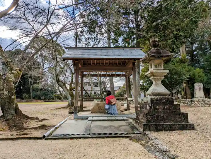 長深御厨神明社の手水舎