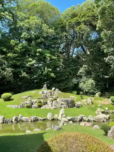 萬福寺の庭園