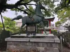 津田八幡神社の狛犬