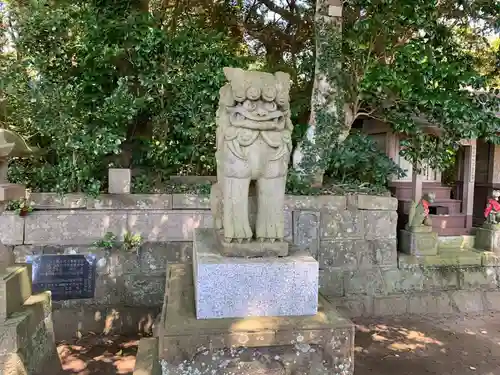 酒列磯前神社の狛犬