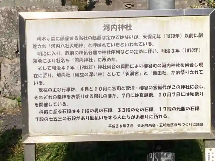 河内神社の歴史