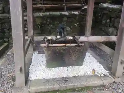 葛川息障明王院の手水舎