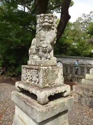 女河八幡宮の狛犬