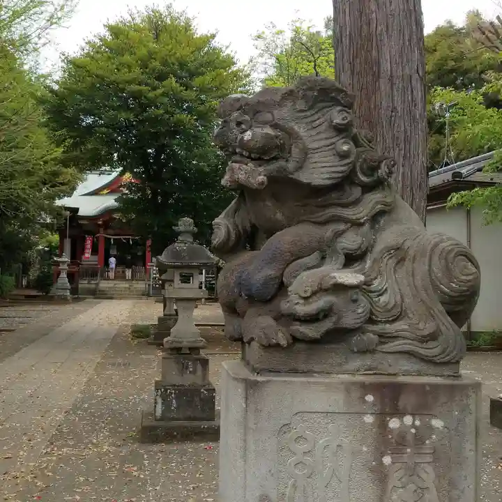 山王稲穂神社の狛犬