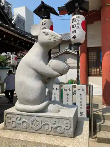 敷津松之宮　大国主神社の狛犬