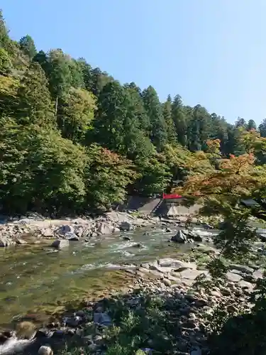 足助神社の景色