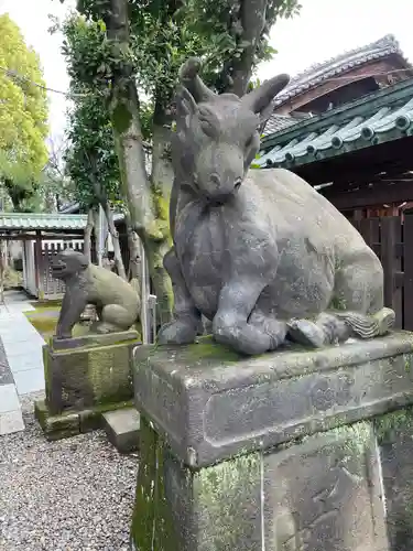 牛嶋神社の狛犬