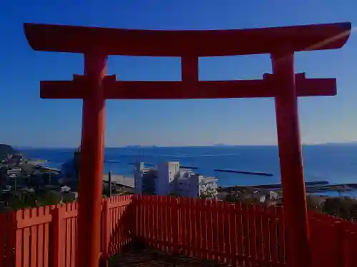 荒熊神社の鳥居