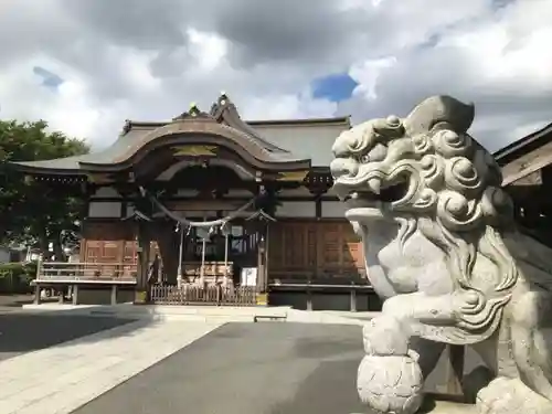 子守神社の狛犬