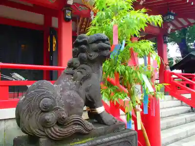 越谷香取神社の狛犬