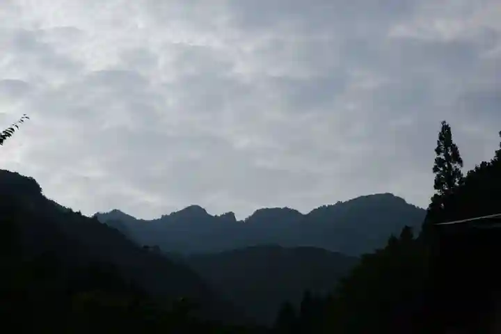 大峯山寺の自然