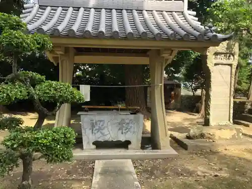 十一明神神社の手水舎