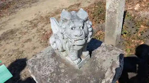 神明社・大杉神社の狛犬