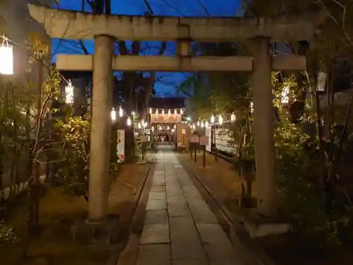 溝口神社の鳥居