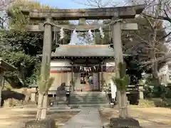 上田端八幡神社の鳥居