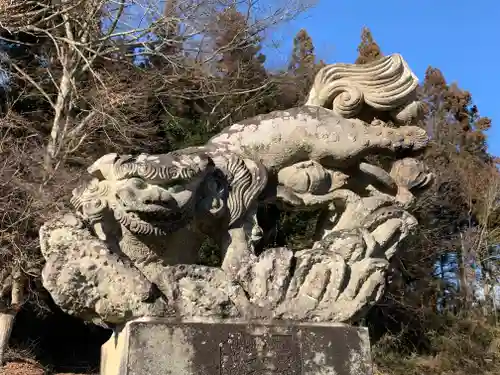 角折神社の狛犬