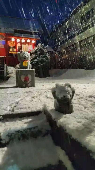 鹿角八坂神社の狛犬