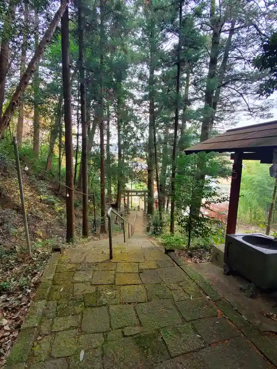 菅東山出世稲荷神社の手水舎